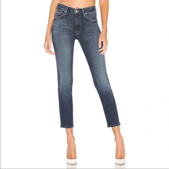 Mother the looker crop in on the edge skinny denim - Picture 4 of 16